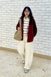 Флисовая куртка Uniqlo 1159851851 (Бордовый M)