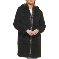 Женская удлиненная парка Levi's из шерпы 1159853976 (Черный XL)