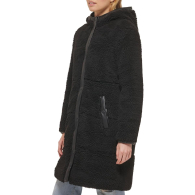 Женская удлиненная парка Levi's из шерпы 1159853976 (Черный XL)