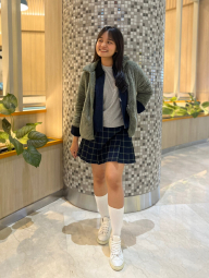 Куртка на блискавці UNIQLO зі штучного хутра 1159854766 (Зелений M)