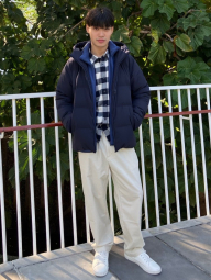 Флісова куртка UNIQLO 1159855329 (Синій 3XL)