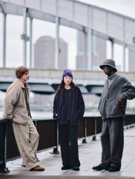 Хутряна куртка Uniqlo на блискавці 1159855351 (Бежевий XXL)