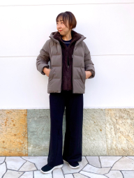 Куртка на молнии UNIQLO из искусственного меха 1159855787 (Коричневый L)