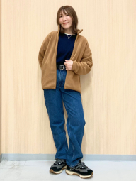 Флисовая куртка на молнии UNIQLO 1159855891 (Коричневый M)