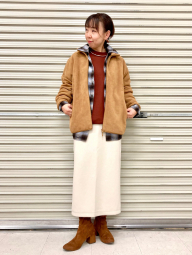 Флисовая куртка на молнии UNIQLO 1159855891 (Коричневый M)