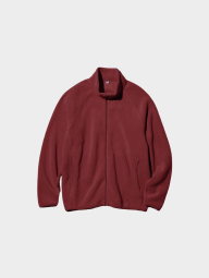 Флисовая куртка на молнии UNIQLO 1159855932 (Бордовый XXL)