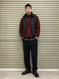 Флисовая куртка на молнии UNIQLO 1159855932 (Бордовый XXL)