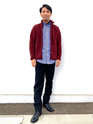 Флисовая куртка на молнии UNIQLO 1159855932 (Бордовый XXL)