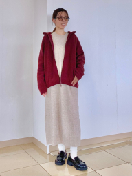 Флисовая куртка на молнии UNIQLO 1159855932 (Бордовый XXL)