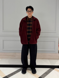 Флисовая куртка на молнии UNIQLO 1159855932 (Бордовый XXL)