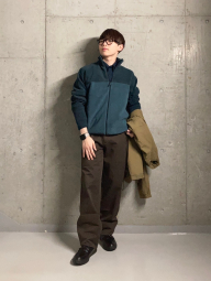 Флисовая куртка Uniqlo 1159856895 (Синий XXL)