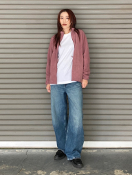 Флисовая куртка на молнии UNIQLO 1159857684 (Розовый L)