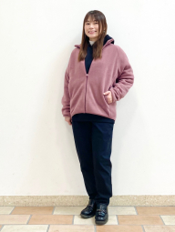 Флисовая куртка на молнии UNIQLO 1159857684 (Розовый L)