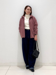 Флисовая куртка на молнии UNIQLO 1159857684 (Розовый L)