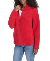 Куртка из шерпы Tommy Hilfiger с капюшоном 1159861211 (Красный XL)