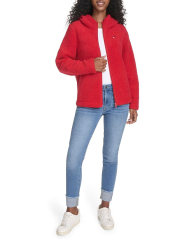 Куртка из шерпы Tommy Hilfiger с капюшоном 1159861211 (Красный XL)