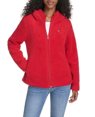 Куртка из шерпы Tommy Hilfiger с капюшоном 1159861211 (Красный XL)