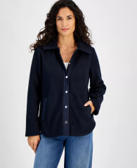 Куртка из шерпы Tommy Hilfiger 1159861432 (Синий XS)