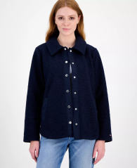 Куртка из шерпы Tommy Hilfiger 1159861432 (Синий XS)