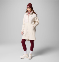 Женская удлинённая флисовая куртка Columbia 1159861811 (Молочный L)