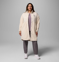 Женская удлинённая флисовая куртка Columbia 1159861811 (Молочный L)