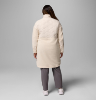 Женская удлинённая флисовая куртка Columbia 1159861811 (Молочный L)