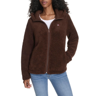 Куртка из шерпы Tommy Hilfiger с капюшоном 1159863956 (Коричневый XL)