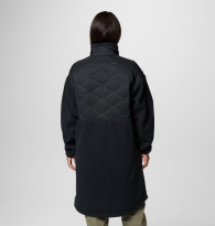 Женская удлинённая флисовая куртка Columbia 1159864564 (Черный XXL)
