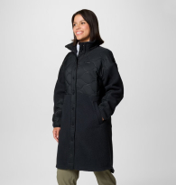 Женская удлинённая флисовая куртка Columbia 1159864564 (Черный XXL)