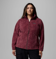 Жіноча флісова куртка Columbia 1159887814 (Бордовий XL)
