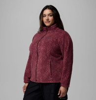 Жіноча флісова куртка Columbia 1159887814 (Бордовий XL)