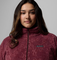 Жіноча флісова куртка Columbia 1159887814 (Бордовий XL)