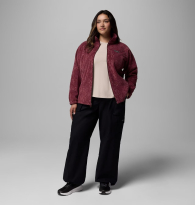 Жіноча флісова куртка Columbia 1159887814 (Бордовий XL)