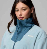 Жіноча флісова куртка Columbia 1160539867 (Блакитний 2X)