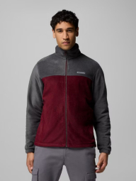 Мужская флисовая куртка Columbia 1160776675 (Красный/Серый XXL)