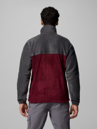 Мужская флисовая куртка Columbia 1160776675 (Красный/Серый XXL)