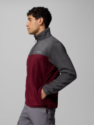 Мужская флисовая куртка Columbia 1160776675 (Красный/Серый XXL)