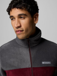 Мужская флисовая куртка Columbia 1160776675 (Красный/Серый XXL)