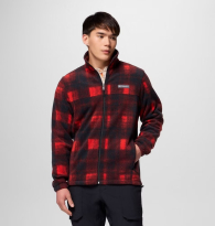 Чоловіча флісова куртка Columbia 1161312465 (Червоний XL)