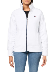 Женская флисовая куртка Tommy Hilfiger на молнии 1162161202 (Белый XL)