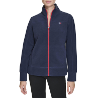Жіноча флісова куртка Tommy Hilfiger на блискавці 1162706583 (Синій XL)