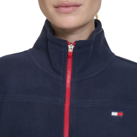 Жіноча флісова куртка Tommy Hilfiger на блискавці 1162706583 (Синій XL)