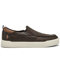 Слипоны Polo Ralph Lauren из экокожи 40 (6,5 US) 25,5 см Коричневый 1159839481