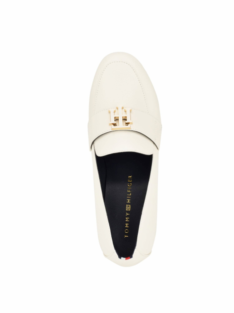 Женские лоферы Tommy Hilfiger из экокожи 37 (6,5 US) 24,3 см Молочный 1159824986