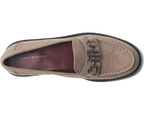 Женские лоферы Tommy Hilfiger с логотипом 41 (9,5 US) 26,5 см Коричневый 1159838209