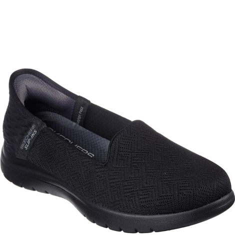 Женские слипоны On The Go Flex Astonish Skechers 38 (8 US) 25 см Черный 1159838429