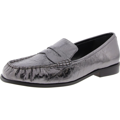 Кожаные лоферы Carlson Michael Kors 36,5 (6,5 US) 23,5 см Серый 1159840667