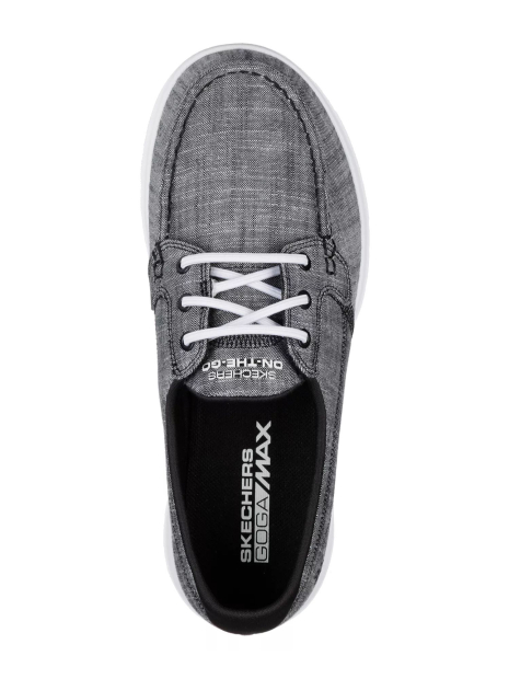 Жіночі мокасини Skechers сліпони 39 (9 US) 26,5 см Сірий 1159840686