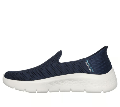 Жіночі мокасини Skechers сліпони 37,5 (7,5 US) 24,5 см Синій 1159840929