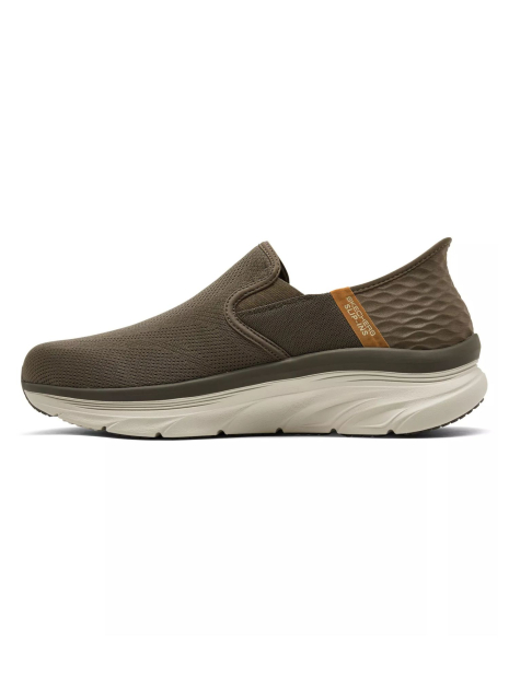 Мужские слипоны Skechers D'Lux Walker - Orford 46 (12 US) 31 см Коричневый 1159841297